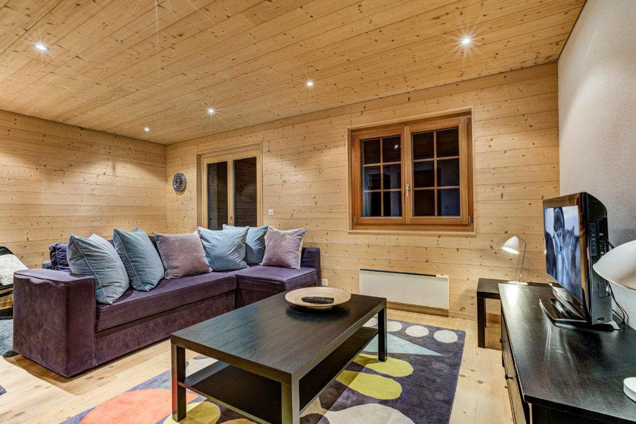 Chalet Le Chapeau Ла-Тзума Экстерьер фото