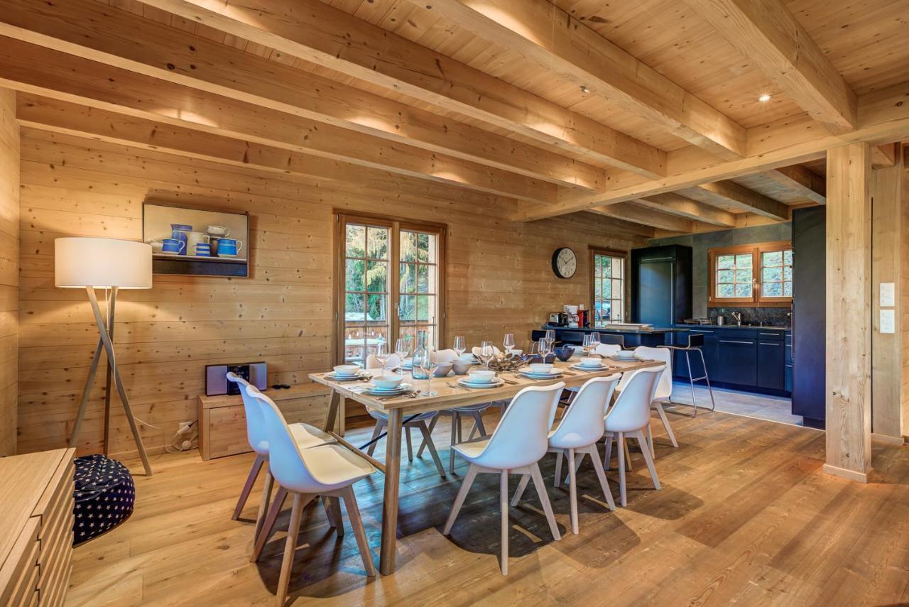 Chalet Le Chapeau Ла-Тзума Экстерьер фото