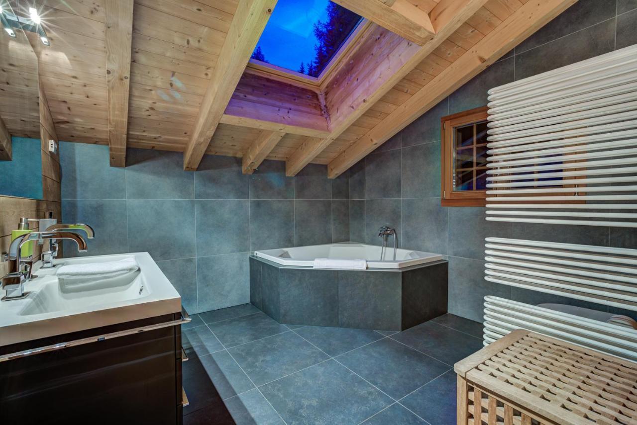 Chalet Le Chapeau Ла-Тзума Экстерьер фото